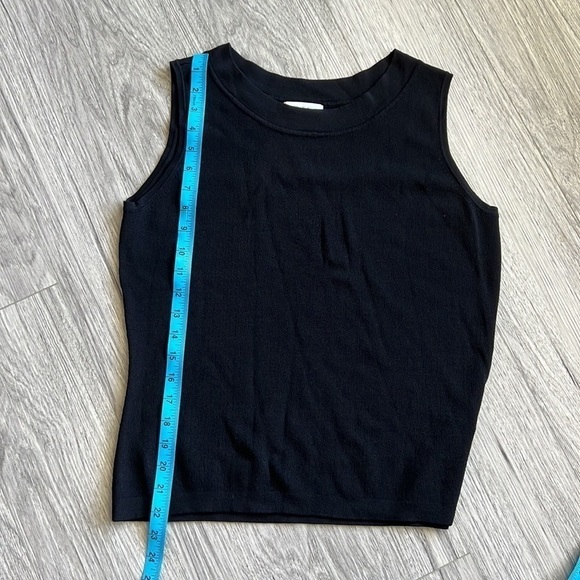 Dress Barn Black Dressy Tank Size L - Picture 6 of 6